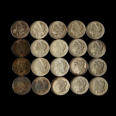 roll-of-twenty-mixed-circulated-silver-dollars