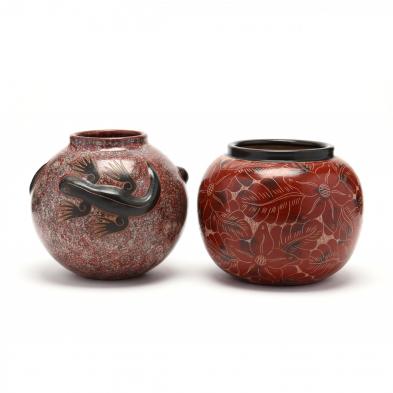 two-contemporary-pottery-jars-nicaragua