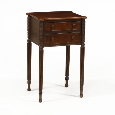 federal-style-two-drawer-side-table