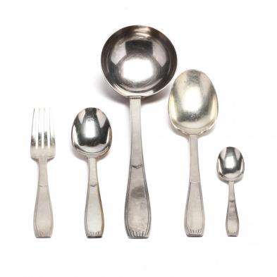 a-partial-set-of-cristofle-art-deco-silverplate-flatware