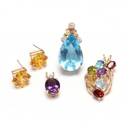 four-gold-and-gemstone-jewelry-items