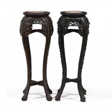 a-near-pair-of-antique-chinese-marble-top-stands