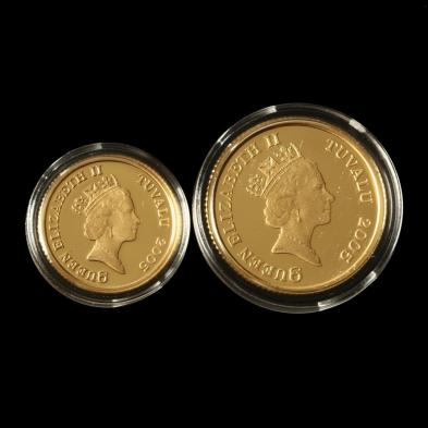 tuvalu-2005p-1-10-oz-and-1-25th-oz-proof-gold-coins