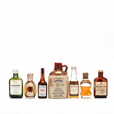miniature-whisky-spirits-bottles