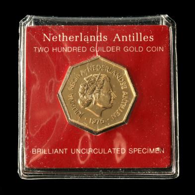 netherlands-antilles-1976fm-uncirculated-200-gulden-gold-coin