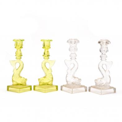 four-met-museum-of-art-reproduction-sandwich-glass-candlesticks