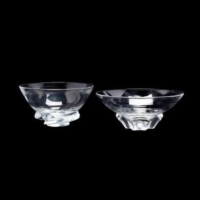 two-modern-steuben-glass-bowls