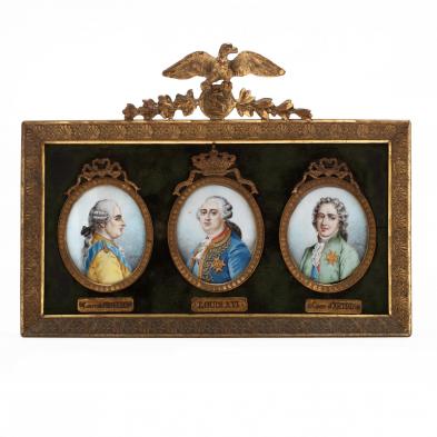 a-framed-set-of-three-portrait-miniatures