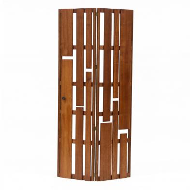 custom-mid-century-teak-folding-door