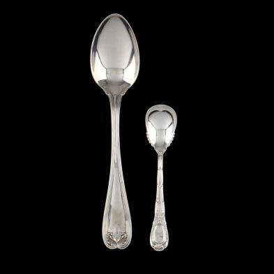 a-group-of-tiffany-co-sterling-silver-electroplate-flatware