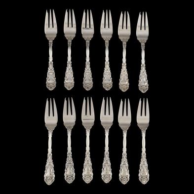 set-of-12-dominick-haff-renaissance-sterling-silver-salad-forks