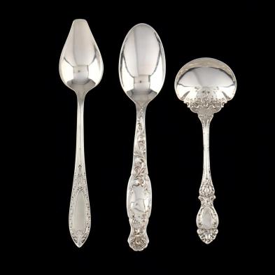 a-collection-of-sterling-silver-flatware