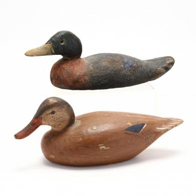 two-vintage-duck-decoys