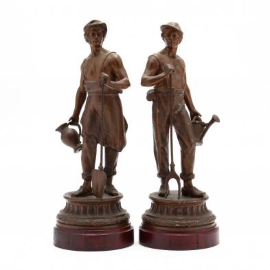 pair-of-antique-spelter-statues-of-dutch-farmers