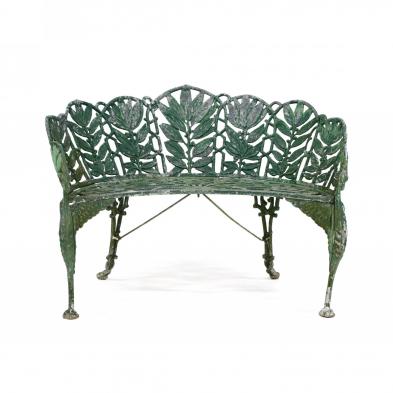 antique-cast-aluminum-garden-bench