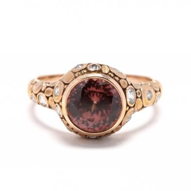 18kt-rose-gold-zircon-and-diamond-circle-ring-alex-sepkus