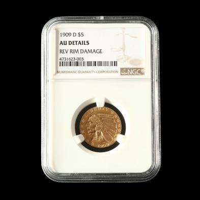 1909-d-5-gold-indian-head-half-eagle-ngc-au-details-rev-rim-damage