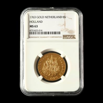 netherlands-1763-gold-6-stuivers-ngc-ms63