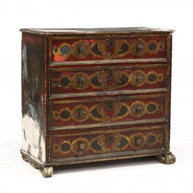 antique-venetian-painted-commode