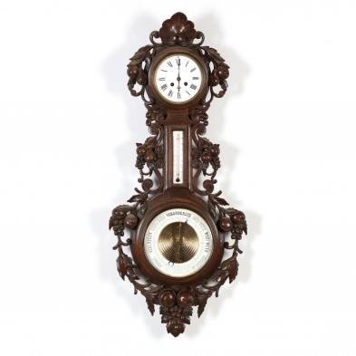unusual-dutch-clock-and-barometer-combination
