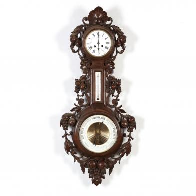 unusual-dutch-clock-and-barometer-combination