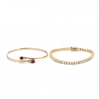 two-gemstone-bracelets