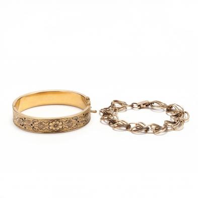two-gold-filled-bracelets