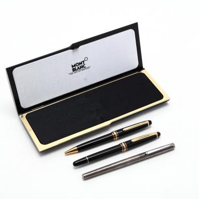 three-mont-blanc-writing-instruments