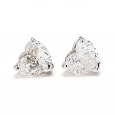 a-pair-of-heart-shape-diamond-stud-earrings