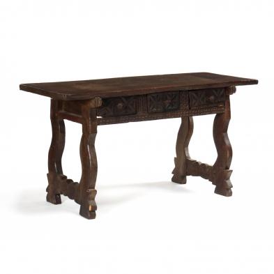 spanish-baroque-carved-walnut-writing-table