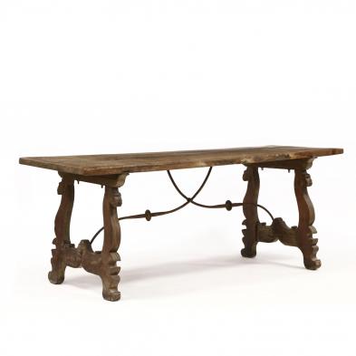 spanish-baroque-iron-sprung-library-table