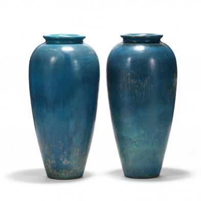 pair-of-large-vintage-pottery-floor-vases