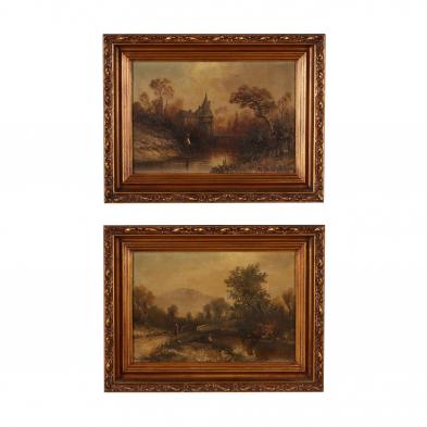 pair-of-continental-school-landscapes