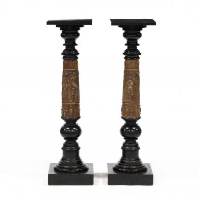 pair-of-renaissance-revival-ebonized-columns