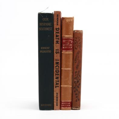 four-vintage-books-on-mexico-and-the-american-southwest