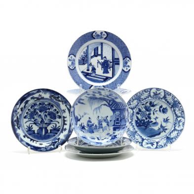 a-group-of-chinese-blue-and-white-porcelain