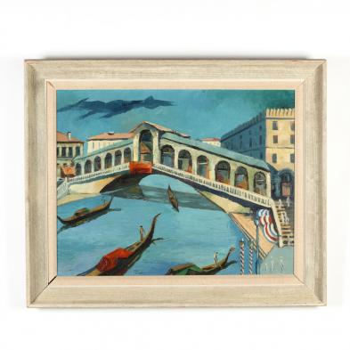 italian-school-20th-century-mid-century-gondola-painting