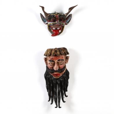 two-mexican-festival-masks