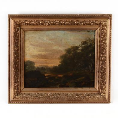 antique-continental-school-landscape-painting