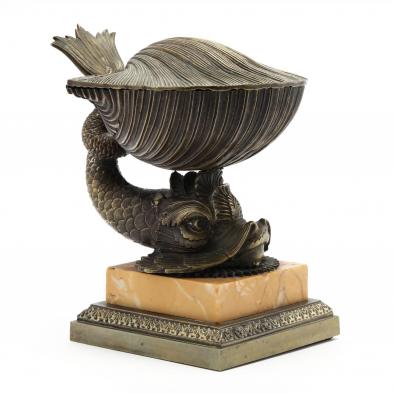 belle-epoque-bronze-dolphin-and-shell-form-footed-dish