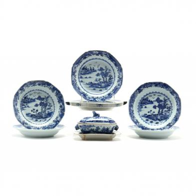 a-group-of-chinese-blue-and-white-export-porcelain