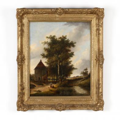 an-antique-dutch-landscape-painting-with-figures