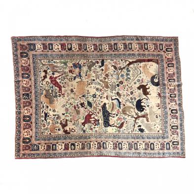 vintage-pictoral-tabriz-area-rug