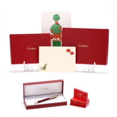 cartier-pen-and-note-cards