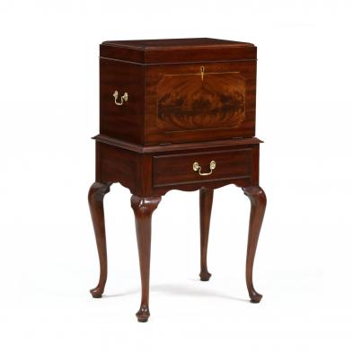 henkel-harris-federal-style-inlaid-mahogany-silver-chest