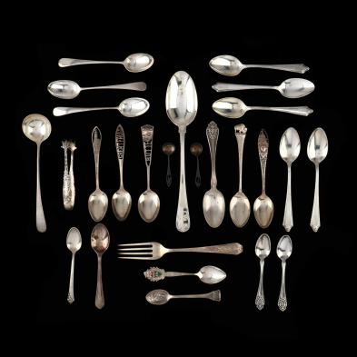 a-collection-of-sterling-silver-flatware