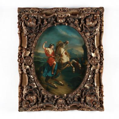 a-contemporary-decorative-painting-of-a-roman-on-horseback