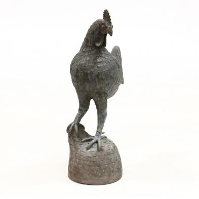 a-bronze-hen-sculpture