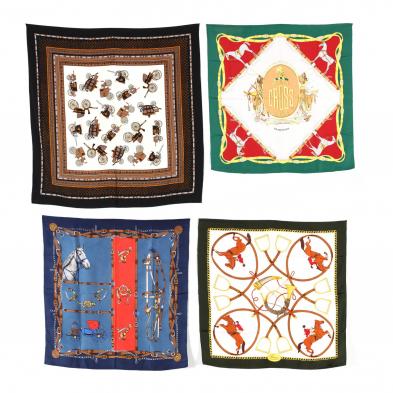 four-silk-scarves