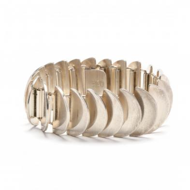 georg-jensen-sterling-silver-disc-bracelet